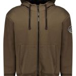 sweat capuche fourré homme
