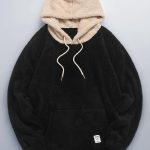 sweat capuche fourrure homme