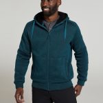 sweat capuche fourrure homme