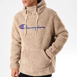 sweat capuche fourrure homme