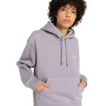 sweat capuche gris femme