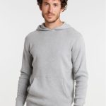 sweat capuche homme gris