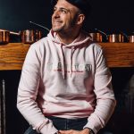 sweat capuche homme rose