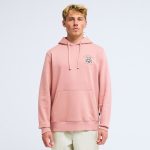 sweat capuche homme rose