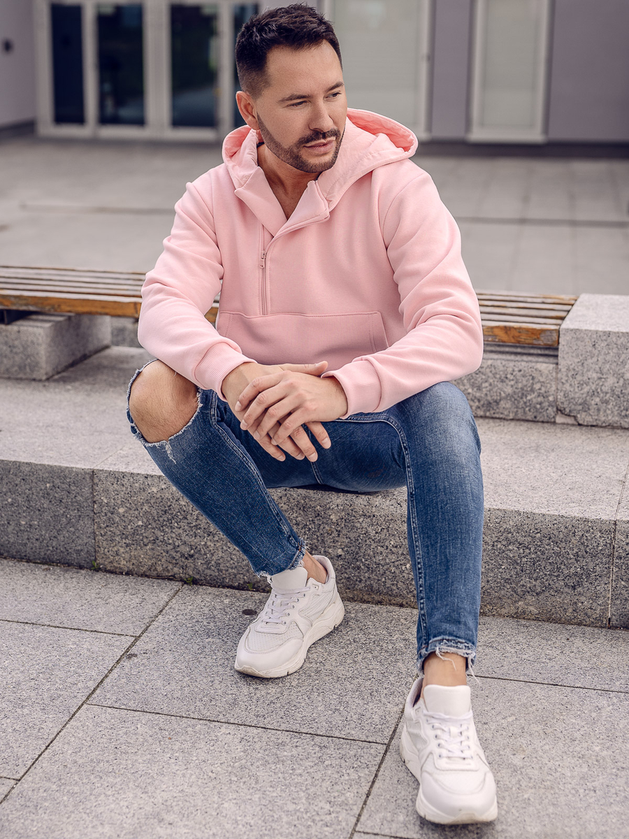 sweat-capuche-homme-rose-632djj-1.jpg sweat capuche homme rose – Image 1
