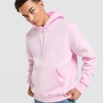 sweat capuche homme rose