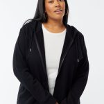 sweat femme noir capuche