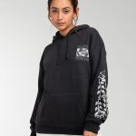 sweat femme noir capuche