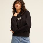 sweat femme noir capuche