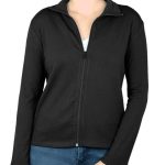 sweat femme zippé sans capuche