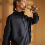 sweat femme zippé sans capuche