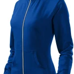 sweat femme zippé sans capuche