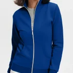 sweat femme zippé sans capuche