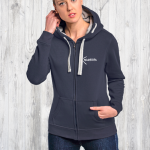 sweat gilet capuche femme