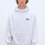 sweat gris capuche