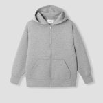 sweat gris capuche