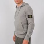 sweat gris capuche