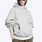 sweat gris capuche