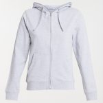 sweat gris capuche femme