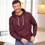 sweat homme bordeaux