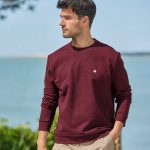 sweat homme bordeaux