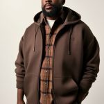 sweat homme marron