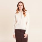 sweat long capuche femme