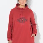 sweat long capuche femme