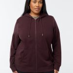 sweat long capuche femme