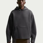 sweat noir a capuche homme
