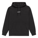 sweat noir a capuche homme