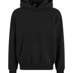 sweat noir a capuche homme