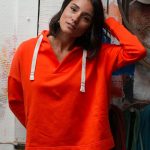 sweat shirt capuche femme