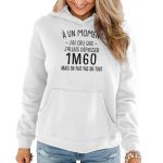 sweat shirt capuche femme