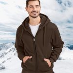sweat zippé capuche