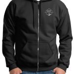 sweat zippé capuche