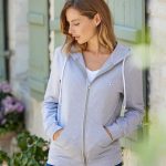 sweat zippé capuche