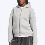 sweat zippé oversize