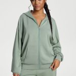 sweat zippé oversize