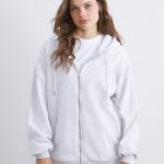 sweat zippé oversize
