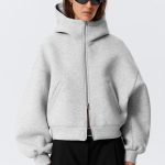 sweat zippé oversize