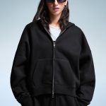 sweat zippé oversize