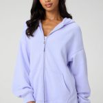 sweat zippé oversize