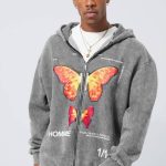 sweat zippé oversize