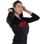 sweatshirt zippé femme