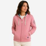 sweatshirt zippé femme
