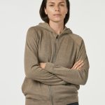 sweatshirt zippé femme