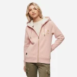 sweatshirt zippé femme