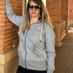 sweatshirt zippé femme