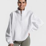 sweatshirt zippé femme